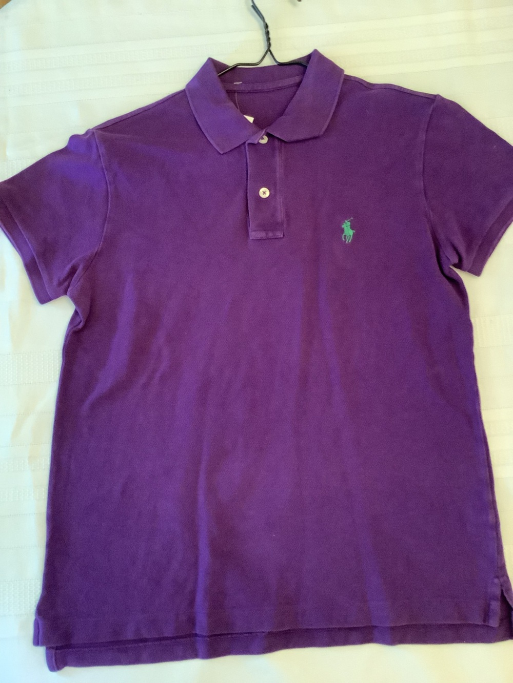 Ralph Lauren Purple Polo with Green Pony - women’s